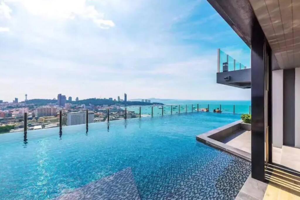 The Base Central Pattaya 2Bed King&Queen Sky Seaview & Infinity Pool Exterior foto